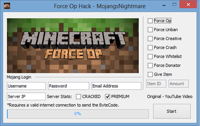 minecraft force opunban hack tool free